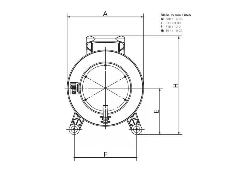 SCHILL Cable Drum GT 380.SO