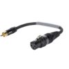 SOMMER CABLE Adaptercable XLR(F)/RCA(M) 0.15m bk