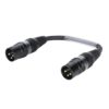 SOMMER CABLE Adaptercable XLR(M)/XLR(M) 0.15m bk