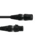 SOMMER CABLE DMX cable XLR 3pin 1m bk Hicon