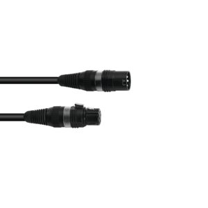 SOMMER CABLE DMX cable XLR 3pin 25m bk Hicon