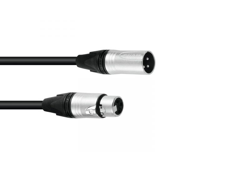 SOMMER CABLE DMX cable XLR 3pin 5m bk Neutrik