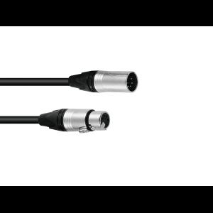 SOMMER CABLE DMX cable XLR 5pin 3m bk Neutrik