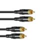 SOMMER CABLE RCA cable 2x2 1m bk Hicon