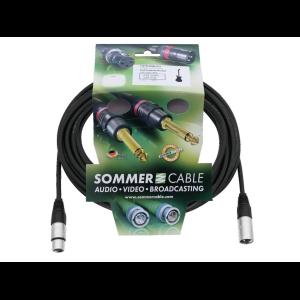 SOMMER CABLE XLR cable 3pin 20m bk Neutrik