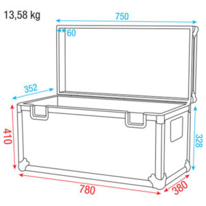 Stack Case 3 Baule impilabile 3