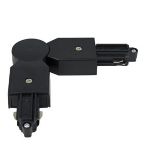 1-Phase Corner Connector Nero - (RAL9004)