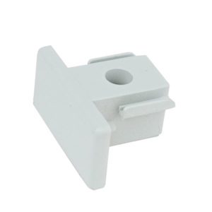 1-Phase End Cap Bianco (RAL9003)