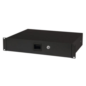 19 Inch Drawer with keylock 2U (483 x 350 x 88 mm, LxPxA)/6,7 kg