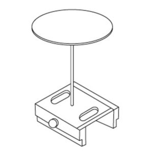 3-Phase Ceiling Suspension Kit Bianco (RAL9003) - Con cavo in acciaio max. 1500 mm