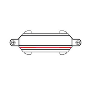 3-Phase Straight Connector Argento (RAL9006)