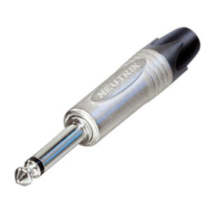 6.3mm Neutrik NP-2-X Jack plug Mono Mono, alloggiamento nichel