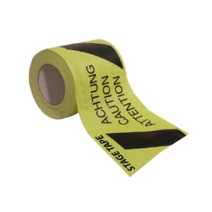 ACCESSORY Cable Tape yellow/black 150mm x 15m