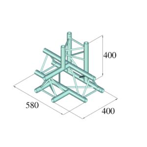 ALUTRUSS DECOLOCK DQ3-PAT42 4-Way T-Piece /