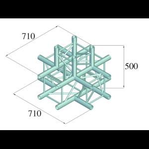 ALUTRUSS QUADLOCK 6082C-51 5-Way Cross Piece