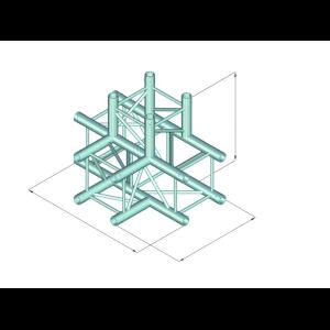 ALUTRUSS QUADLOCK TQ390-QQT42 4-Way T-Piece