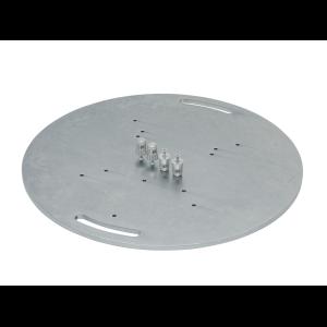 ALUTRUSS Steel Base Plate round type A