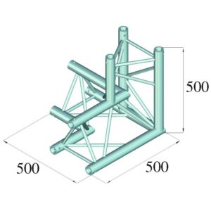 ALUTRUSS TRILOCK 6082AL-33 3-Way Corner / right