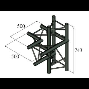 ALUTRUSS TRILOCK S-PAC-44 4-Way Piece / left