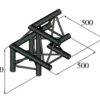 ALUTRUSS TRILOCK S-PAL-31 3-Way Corner / right