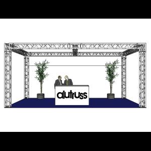 ALUTRUSS Truss set QUADLOCK 6082 rectangle 7.71x4x3.5m (WxDxH)