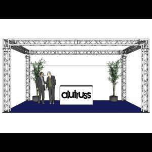 ALUTRUSS Truss set QUADLOCK 6082 rectangle 7x4x3.5m (WxDxH)