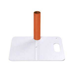 Baseplate 350(l) x 300(w)mm - 4Kg, Bianco (verniciato a polvere)