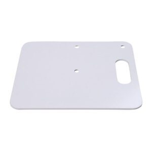 Baseplate 350(l) x 300(w)mm - 4Kg, Bianco (verniciato a polvere)