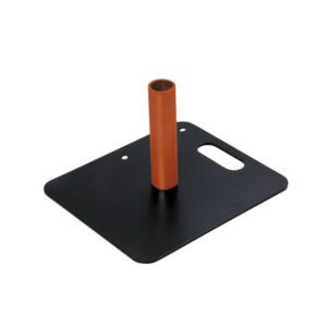 Baseplate 350(l) x 300(w)mm - 4Kg, Nero (verniciato a polvere)