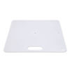 Baseplate 600(l) x 600(w)mm - 14Kg, Bianco (verniciato a polvere)