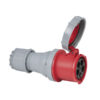 CEE 125A 400V 5p Plug Female Rosso, IP67