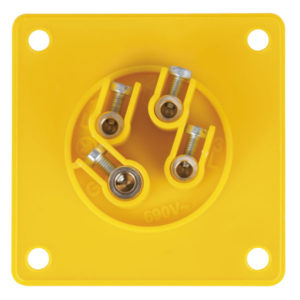 CEE 16A 110V 4p Socket Male Giallo, IP44