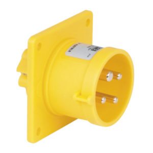 CEE 16A 110V 4p Socket Male Giallo, IP44