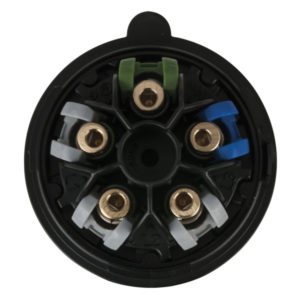 CEE 32A 400V 5p Plug Male Nero, Turbo Twist, IP44