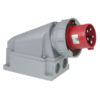 CEE 63A 400V 5p Wallmount Male Rosso, IP67