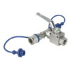 CO2 3/8 Q-lock release valve