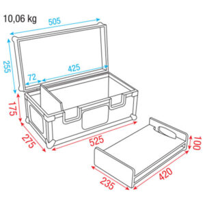 Conical Adapter Case I Per 48 adattatori