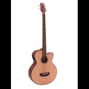 DIMAVERY AB-455 Acoustic Bass, 5-string, nature