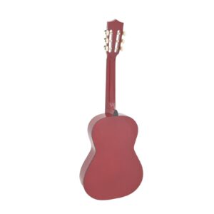 DIMAVERY AC-303 Classical Guitar 1/2, red