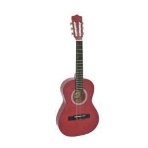 DIMAVERY AC-303 Classical Guitar 1/2, red