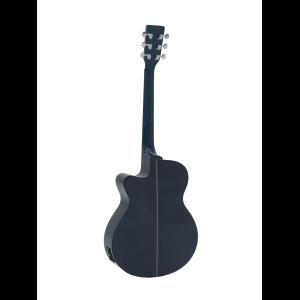 DIMAVERY AW-400 Western guitar, blueburst