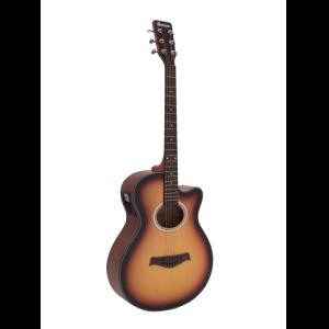 DIMAVERY AW-400 Western guitar, sunburst