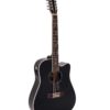 DIMAVERY DR-612 Western guitar 12-string, black