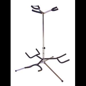 DIMAVERY Guitar Stand 3-fold sil