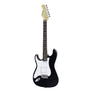 DIMAVERY ST-203 E-Guitar LH, black