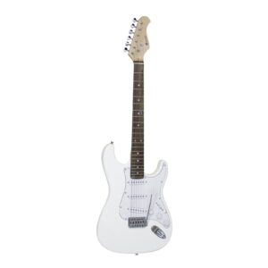 DIMAVERY ST-203 E-Guitar, white