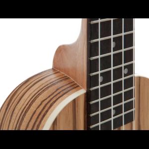 DIMAVERY UK-400 Ukulele soprano "Zebrawood"