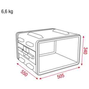 DoubleDoor Case 6U