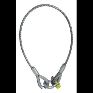 EUROLITE Lifting Rope 1500x10mm w. Shackle -400kg