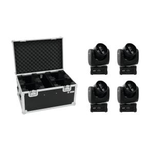 EUROLITE Set 4x LED TMH-14 Moving-Head Zoom Wash + Case